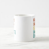 義理の息子は子お気に入りのレトロ コーヒーマグカップ (中央)