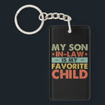 義理の息子は子お気に入りの家おもしろいだ キーホルダー<br><div class="desc">義理の息子は子お気に入りの家の溝だ</div>