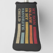 義理の息子は子お気に入りの家おもしろいだ ゴルフヘッドカバー (回転90)