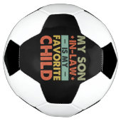 義理の息子は子お気に入りの家おもしろいだ サッカーボール (回転)