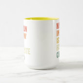 義理の息子は子お気に入りの家おもしろいだ マグカップ (中央)