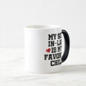 義理の息子は子お気に入りの家おもしろいだ モーフィングマグカップ (正面右)