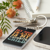 義理の息子は子お気に入りの家の溝だ キーホルダー (正面右)