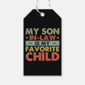 義理の息子は子お気に入りの家の溝だ ギフトタグ (正面)