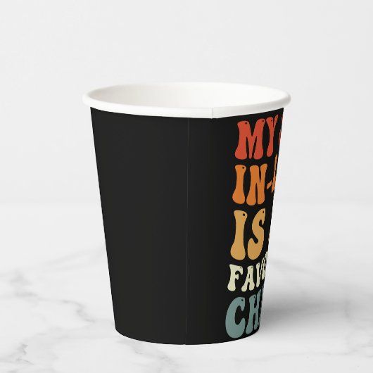 義理の息子は子お気に入りの家の溝だ 紙コップ (右)