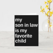 義理の息子は子お気に入りの父の日父 カード (黄色い花)