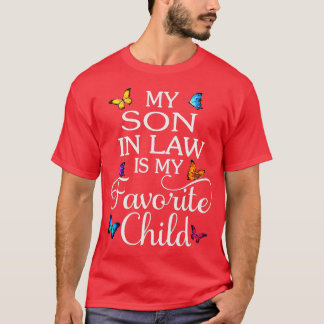 義理の息子は子お気に入りの蝶の家 Tシャツ