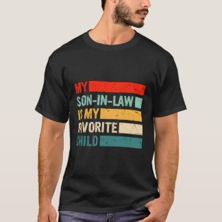 義理の息子は私の子お気に入りの供のユーモア Tシャツ