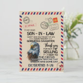 義理の息子へ | 愛する義理の息子へ　母より 招待状 (スタンド正面)