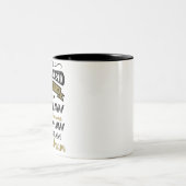 義理の息子や義理の父など夢にも素晴らし見なかった ツートーンマグカップ (中央)