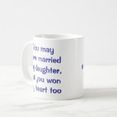 義理の息子セラミックギフトコーヒーマグ コーヒーマグカップ (正面左)