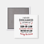 義理の息子フリーキンなんて夢にも思わなかった素晴らし マグネット (正面/裏面)