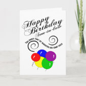 義理の息子 カード (正面)