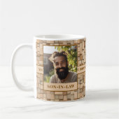 義理の息子、子お気に入りのども、写真、ウッドマグカップC500 コーヒーマグカップ (左)