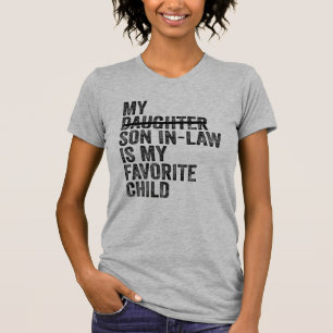 義理の母の家族の息子に一致する現在 Tシャツ
