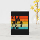 義理の母の溺愛する子です 面白い親 カード (黄色い花)