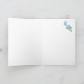 義理の母の誕生日忘れは私ではなく、花 カード (内部)