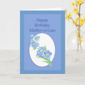 義理の母の誕生日忘れは私ではなく、花 カード (黄色い花)