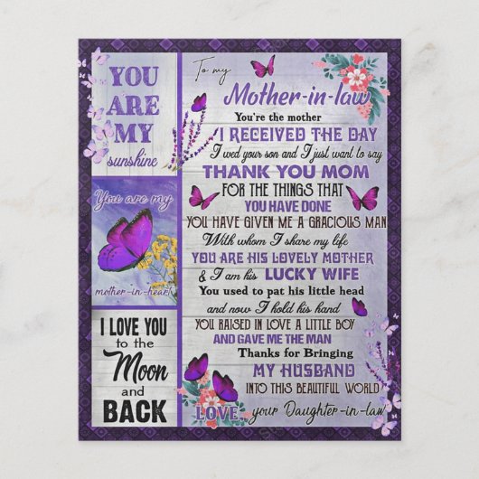 義理の母へのプレゼント 誕生日プレゼント チラシ (正面)