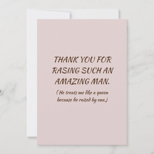 義理の母へ シーズンカード (正面)