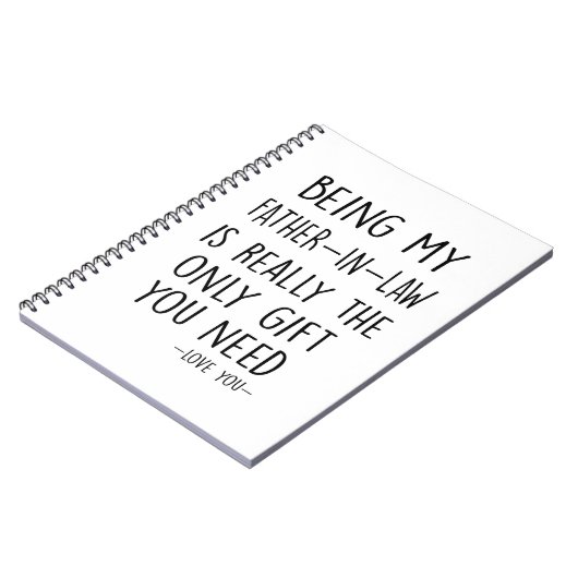 義理の父だから本当に唯一の賜物だ ノートブック (左側)