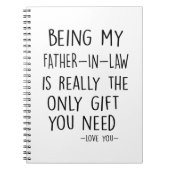 義理の父だから本当に唯一の賜物だ ノートブック (正面)