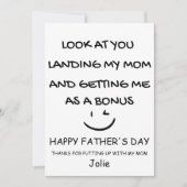 義理の父に誕生日おめでとう サンキューカード (正面)