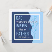 義理の父のカード カード (正面/裏面インサイチュ)