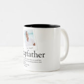 義理の父 ステップダッド 定義 写真 ツートーンマグカップ (正面右)