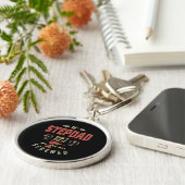 義理もしの父は私たちがネジを締めているそれを修正できない キーホルダー (側面)