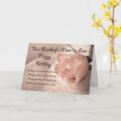 義理エレガント母のバラ誕生日カード カード (黄色い花)