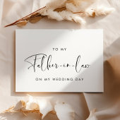 義理エレガント父の結婚式の日刺宛に 招待状