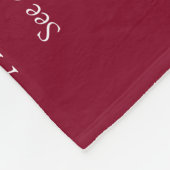 義理クール父、義父の定義おもしろいBurgundy フリースブランケット (角)