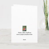 義理ファッショニスタ母の母の日カード カード (裏面)