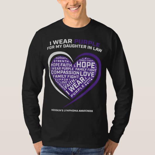 義理ホジキンリンパ腫の疾患娘 Tシャツ (正面)