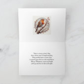 義理ロビンズの姉妹と兄弟雪だるまクリスマス シーズンカード (内部)