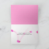 義理娘の誕生日水玉模様 カード (内部)