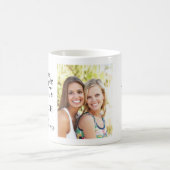 義理最高のの姉パーソナライズされたさんの写真 コーヒーマグカップ (中央)