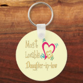 義理最高の娘の贈り物 キーホルダー (正面)