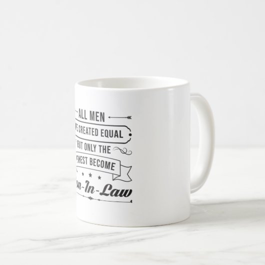 義理最高の息子素晴らし贈与 コーヒーマグカップ (正面右)
