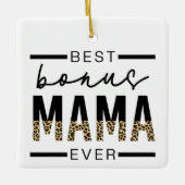 義理最高の母への贈り物ボーナス セラミックオーナメント (正面)