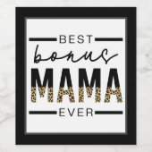 義理最高の母への贈り物ボーナス ワインラベル (シングルラベル)