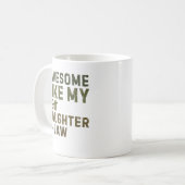 義理素晴らしの娘の父親の日のようクールに コーヒーマグカップ (正面左)