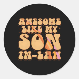 義理素晴らしの息子の母の父の日のように ラウンドシール