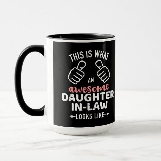 義理素晴らしの母からの義理の娘 マグカップ (左)