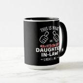 義理素晴らしの母からの義理の娘 マグカップ (正面右)