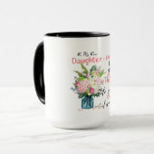 義理親愛の娘に貰った  マグカップ (正面左)