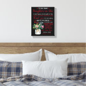 義理親愛の娘に キャンバスプリント (インサイチュ (寝室))