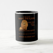 義理親愛の息子には君に贈り物を与え渡さなかった マグカップ (中央)