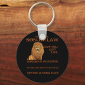 義理親愛の息子に与えは キーホルダー (正面)